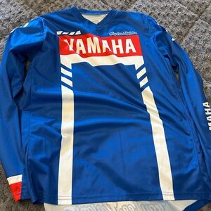Yamaha Blue and Red Long Sleeve Jersey